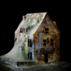 Illustration for article titled Mold-covered model buildings imagine a ghostly end of the world